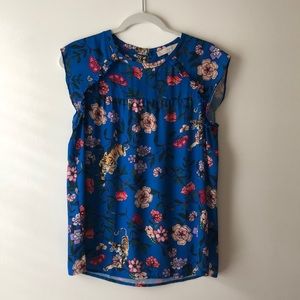 Loft Sleeveless print blouse
